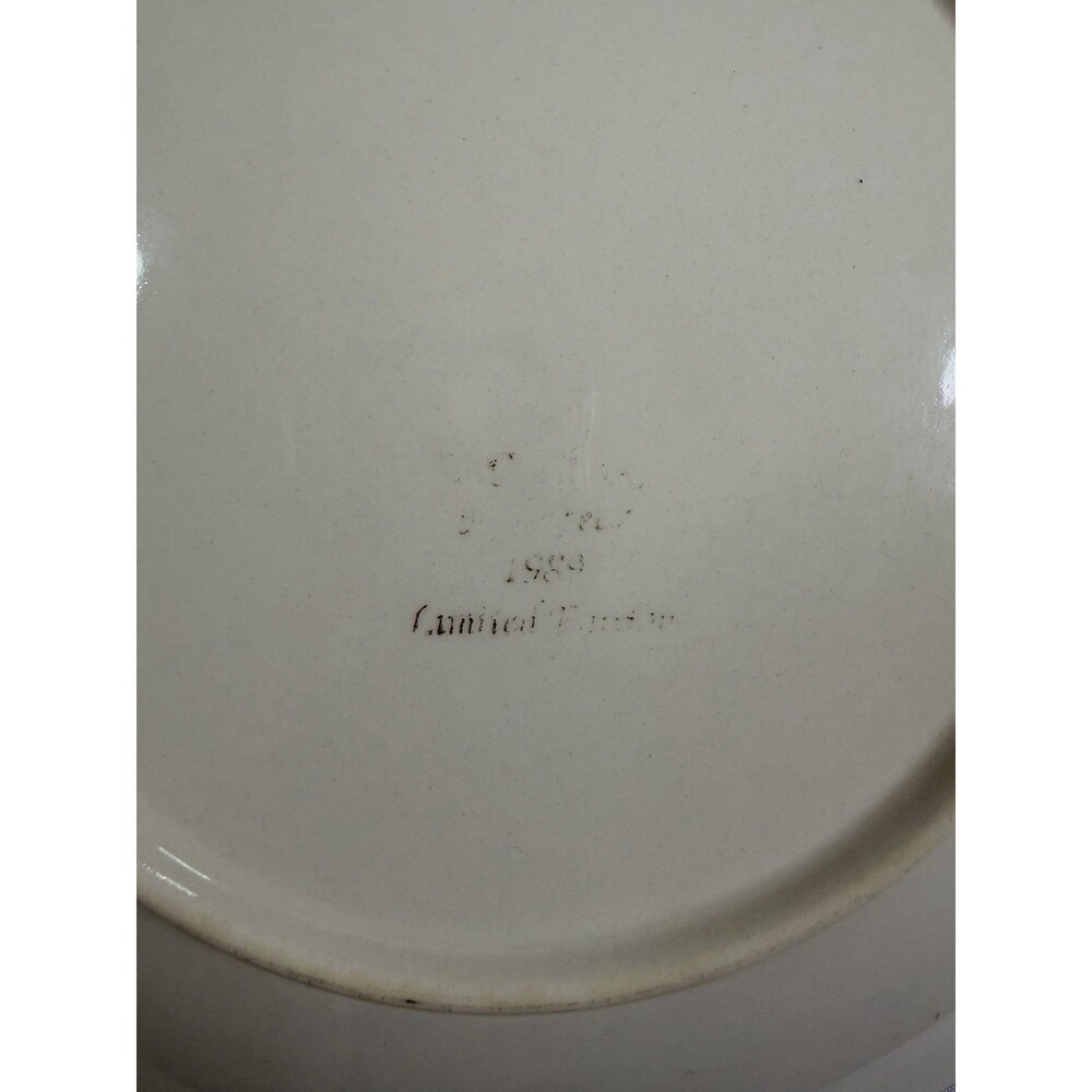 B.C. Clark Jewelers 1989 97tg Anniversary Edition Christmas Tree Plate. - Picture 4 of 4